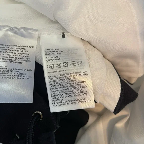 H&M Bandeau Crop Top Large Black And White Lace Front Excellent Condition - Picture 3 of 11